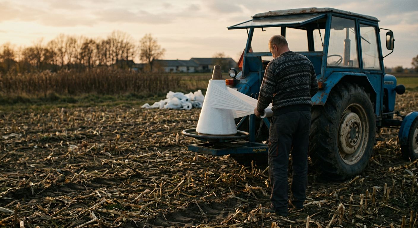 Zwijarka do rękawów - jak uporządkować plac po sezonie i ograniczyć pracę ręczną?